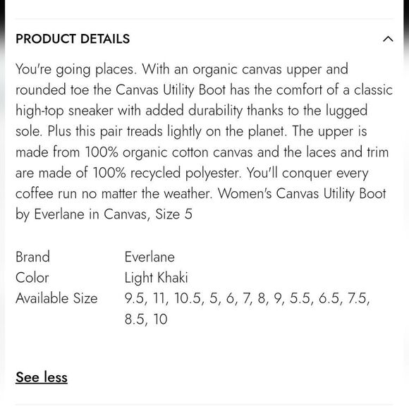 Everlane Utility Boots - Picture 2 of 10